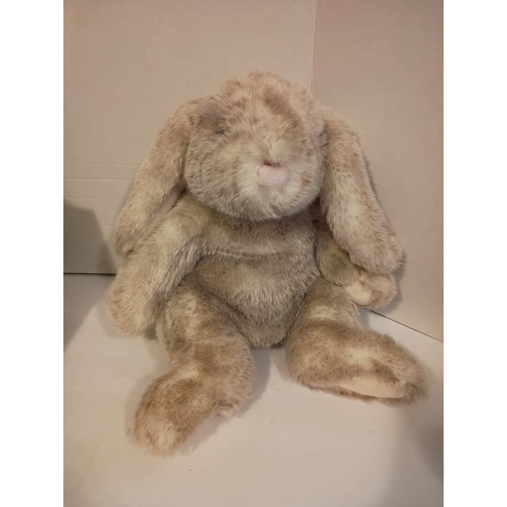 Douglas Cuddle Toy Bunny Rabbit Plush Tan‎ Cream Mottled Lop Ear Stuffed Animal